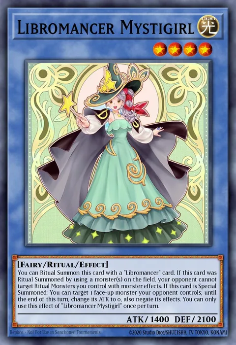 Libromancer Mystigirl trading card
