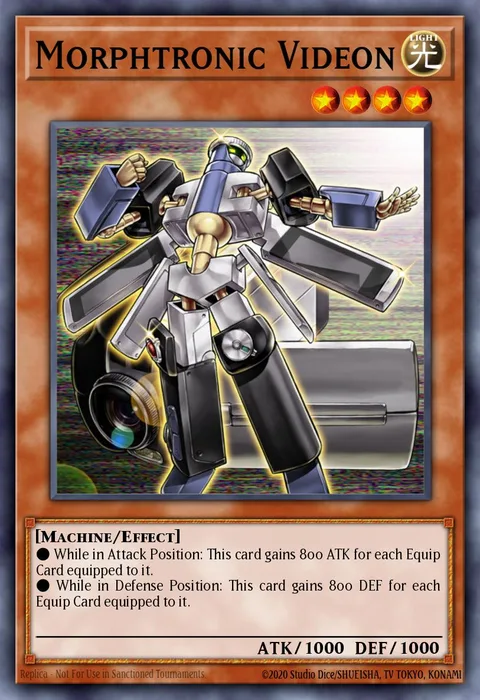 Morphtronic Videon trading card