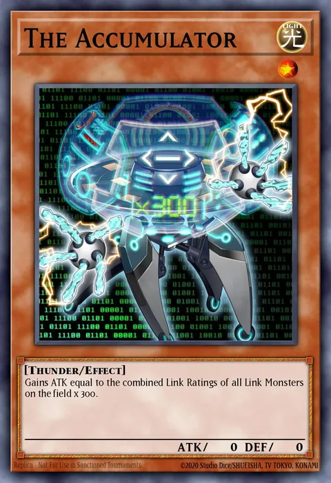 The Accumulator trading card
