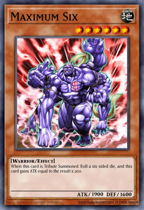 Maximum Six trading card