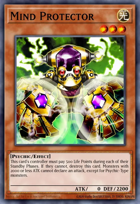 Mind Protector trading card