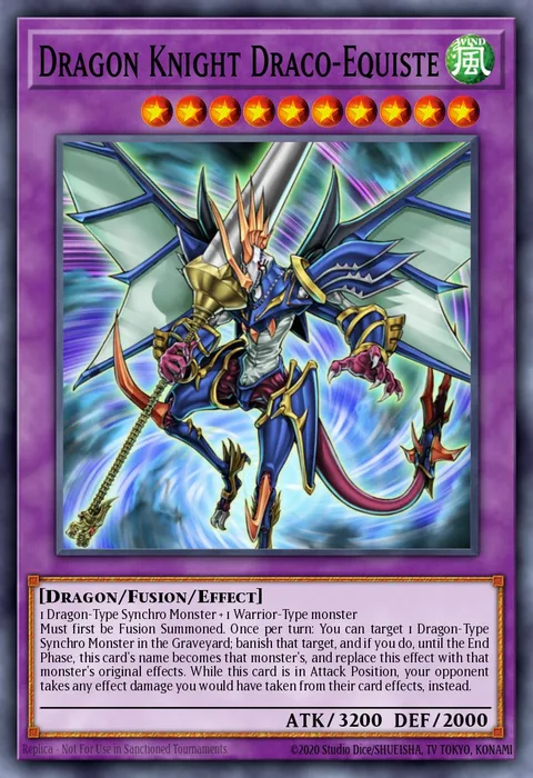 Dragon Knight Draco-Equiste trading card