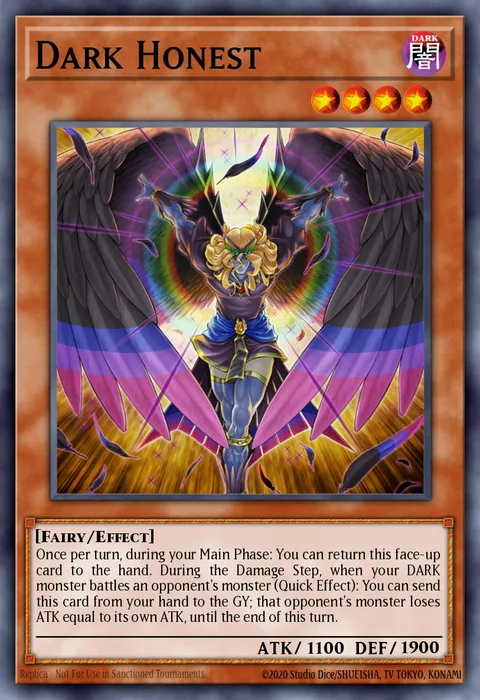 Dark Honest trading card