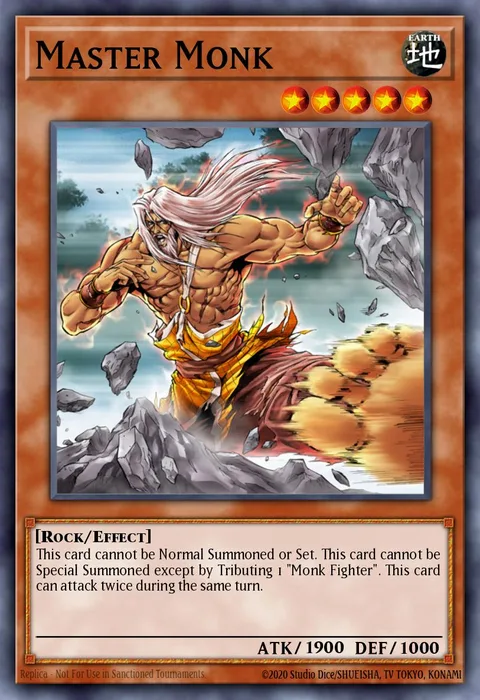Master Monk trading card