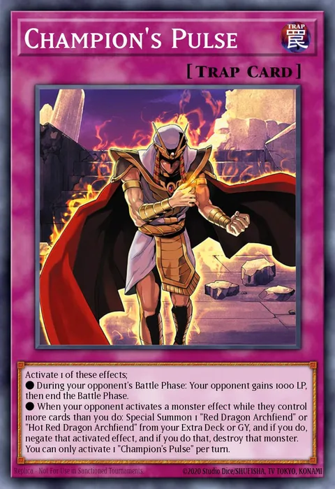 Champion's Pulse trading card
