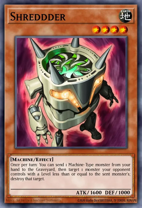 Shreddder trading card