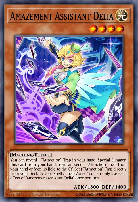 Amazement Assistant Delia trading card