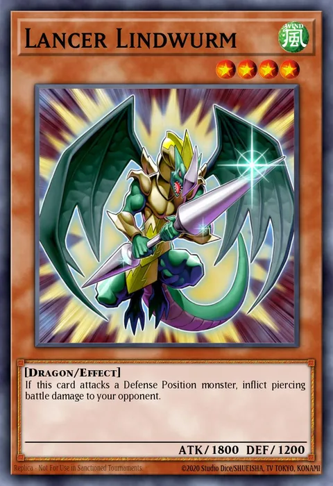 Lancer Lindwurm trading card