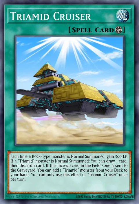 Triamid Cruiser trading card