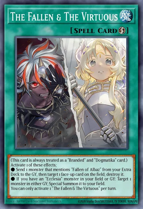 The Fallen &amp; The Virtuous trading card