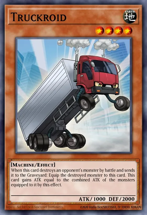 Truckroid trading card