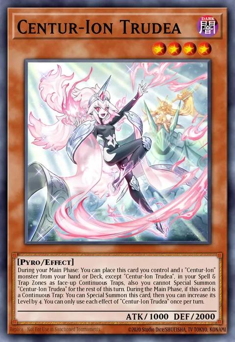 Centur-Ion Trudea trading card