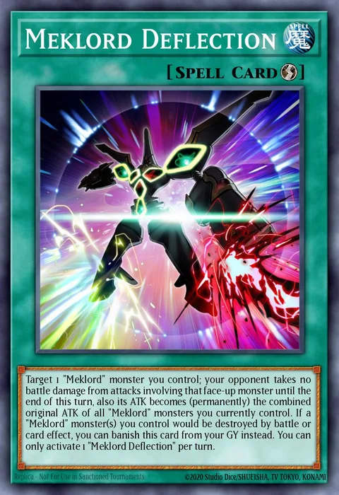 Meklord Deflection trading card