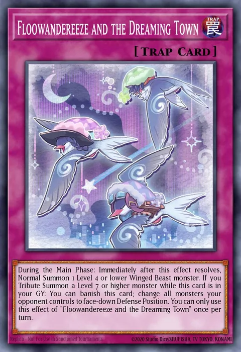 Floowandereeze and the Dreaming Town trading card