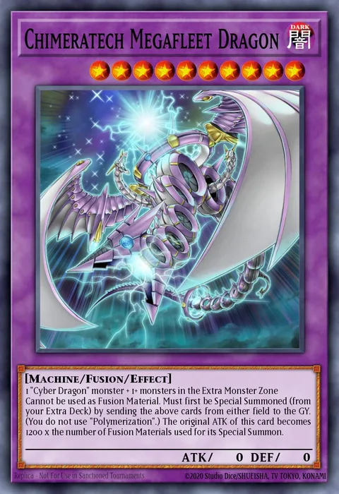 Chimeratech Megafleet Dragon trading card