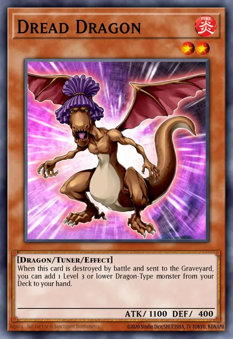 Dread Dragon trading card