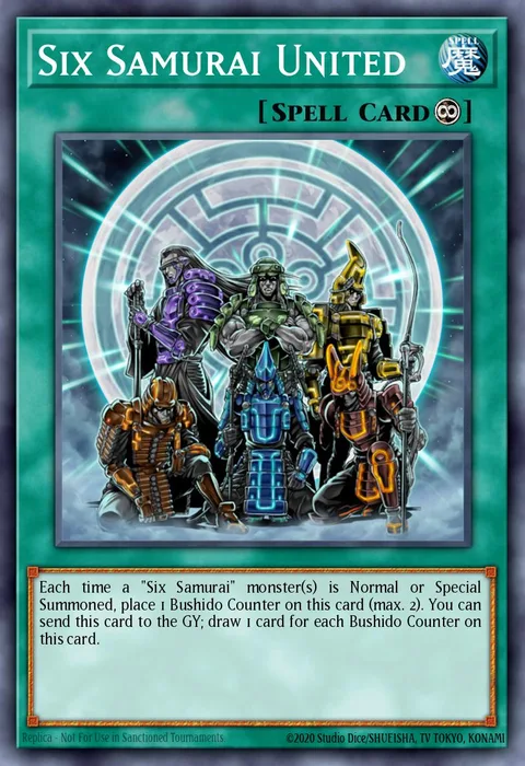 Six Samurai United trading card