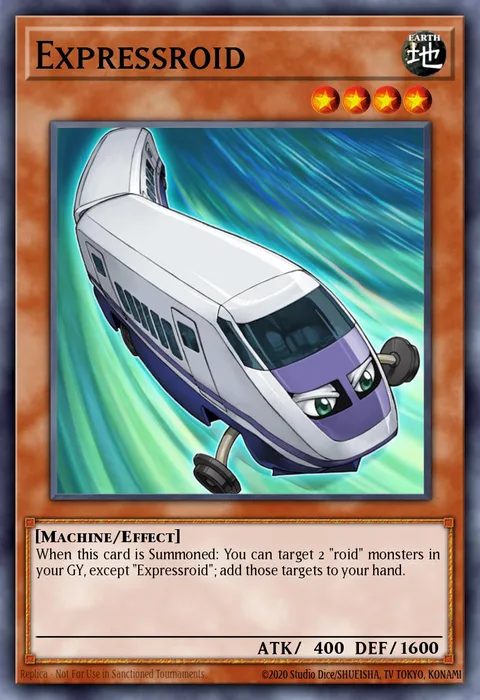 Expressroid trading card