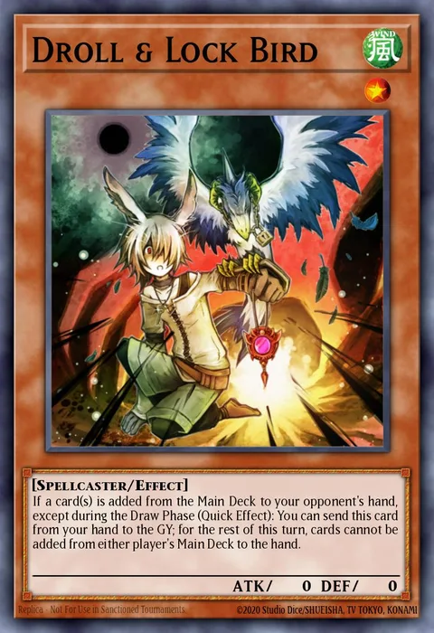 Droll & Lock Bird trading card