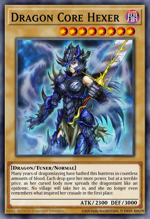 Dragon Core Hexer trading card