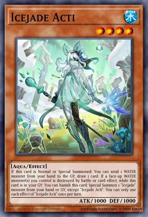 Icejade Acti trading card