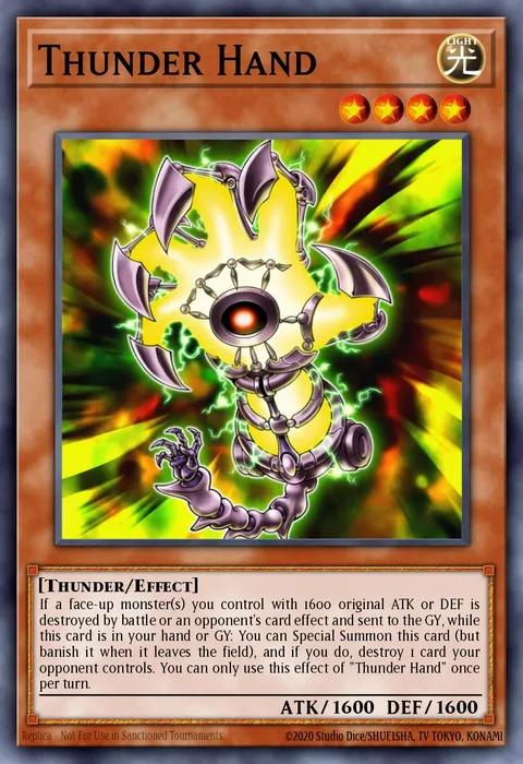 Thunder Hand trading card