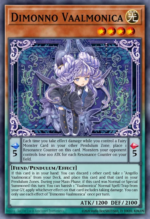Dimonno Vaalmonica trading card
