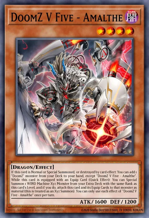 DoomZ V Five - Amalthe trading card