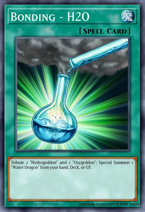 Bonding - H2O trading card