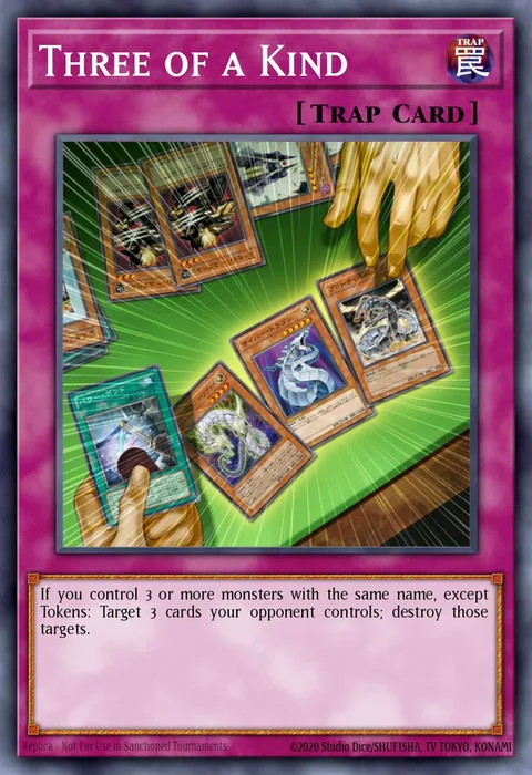 Three of a Kind trading card
