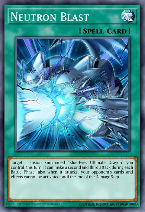 Neutron Blast trading card
