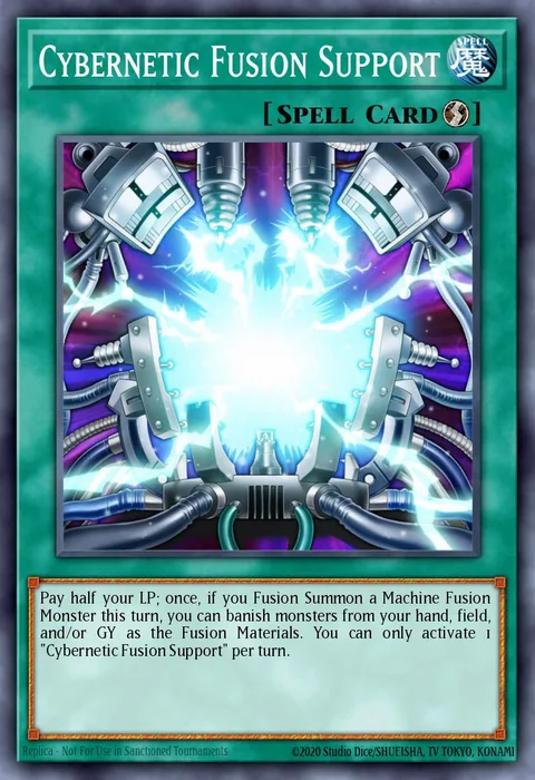Cybernetic Fusion Support trading card