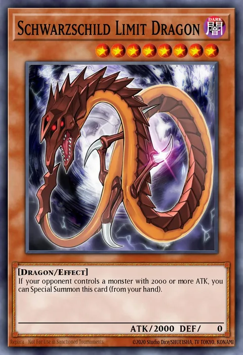 Schwarzschild Limit Dragon trading card