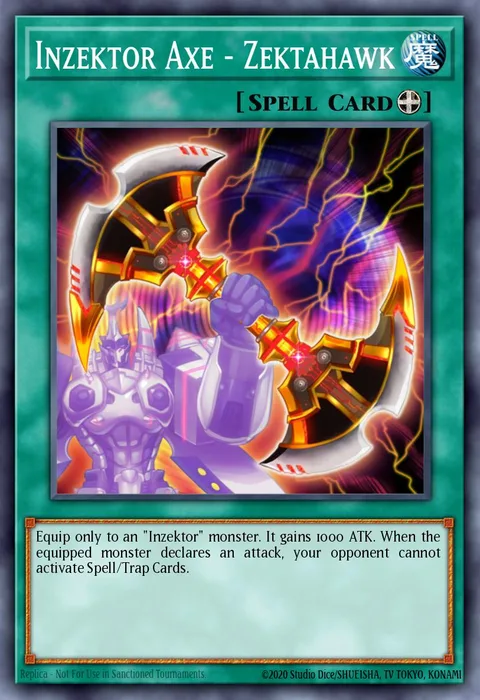 Inzektor Axe - Zektahawk trading card