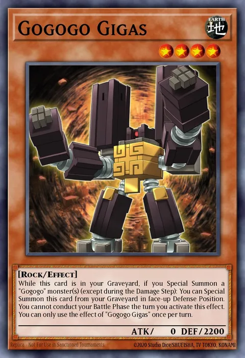 Gogogo Gigas trading card