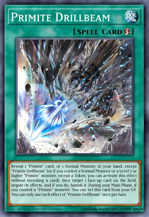 Primite Drillbeam trading card