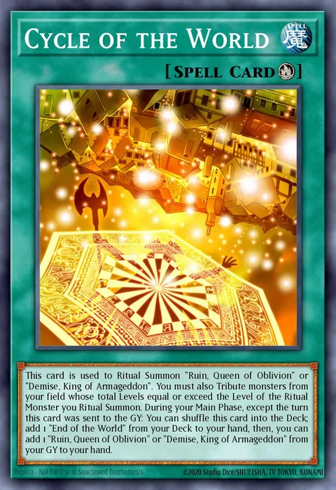 Cycle of the World trading card