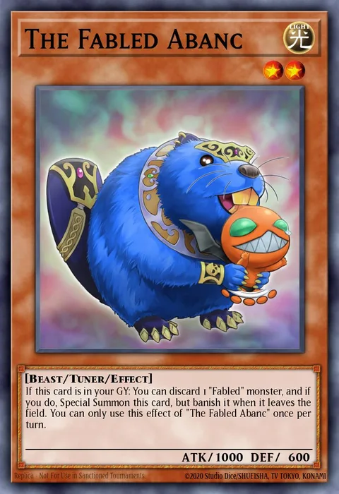 The Fabled Abanc trading card