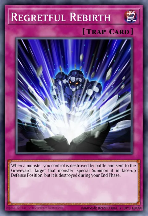 Regretful Rebirth trading card
