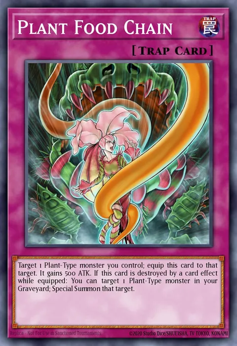 Plant Food Chain trading card