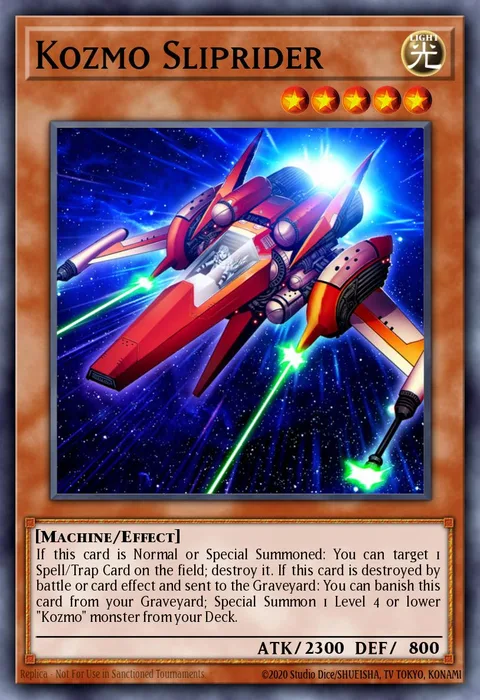Kozmo Sliprider trading card