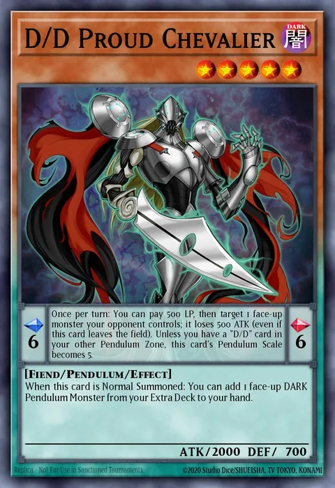 D/D Proud Chevalier trading card