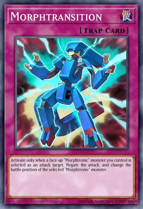 Morphtransition trading card