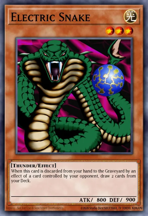 Electric Snake trading card