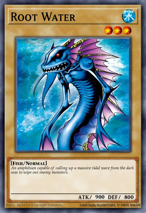 Root Water trading card