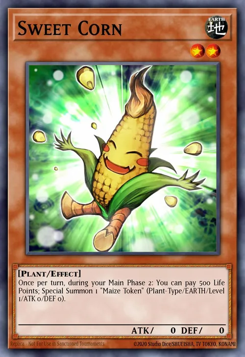 Sweet Corn trading card