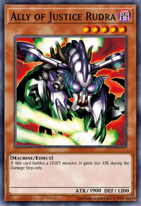 Ally of Justice Rudra trading card