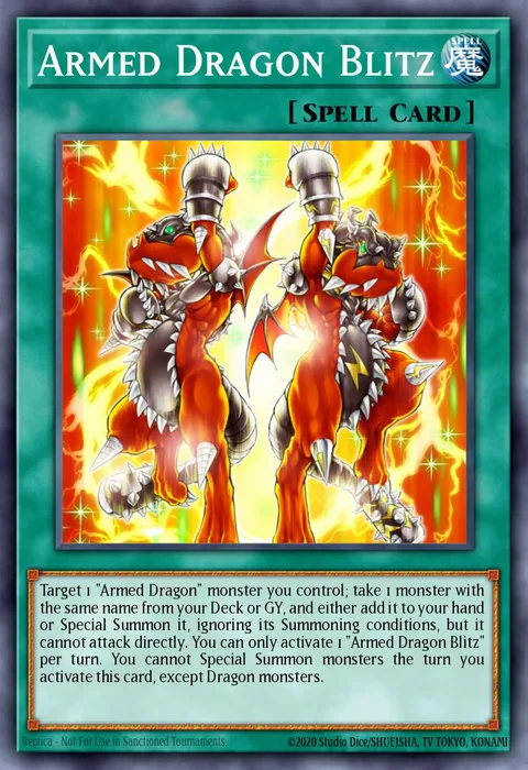 Armed Dragon Blitz trading card