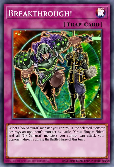 Breakthrough! trading card