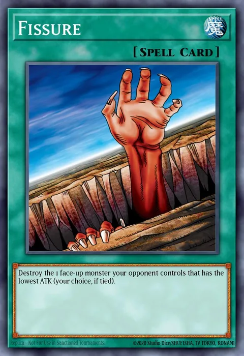 Fissure trading card